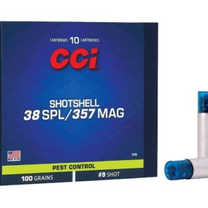 CCI Shotshell 38 Special Ammo 100 Grain Lead Shot
